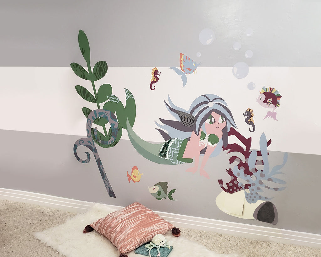 UNDER THE SEA GREEN MERMAID